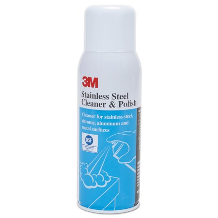 3M Stainless Steel Cleaner & Polish, Lime Scent, Spray, 10oz Aerosol 59158